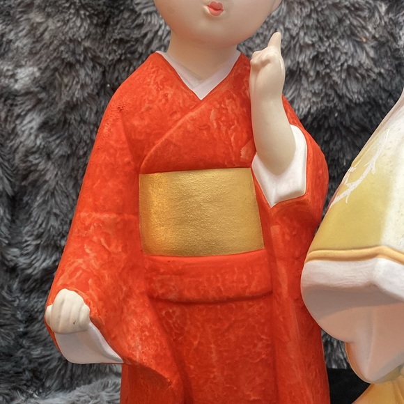 Vintage Japanese Hakata Dolls  Kimono
Geisha Maiko Folk Craft - Picture 11 of 16